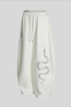Two Tone Straight Leg Sweatpants