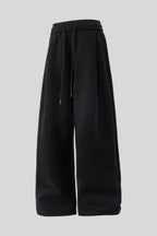 Heavyweight Pleated Baggy Straight Leg Sweatpants