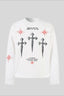 Gothic Cross Graphic Long Sleeve T-Shirt