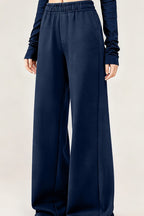 High Waist Narrow Leg Knit Pants