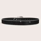 Chic Rhinestone Buckle Y2K Belt