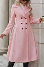 Double Breasted A Line Coat coats
