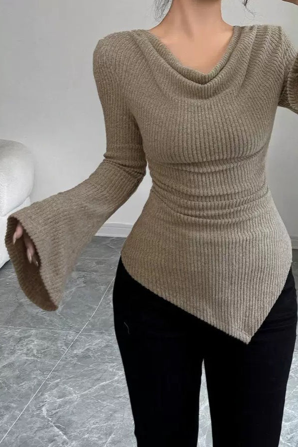 Bodycon Off-Shoulder Knit Top Secondary image