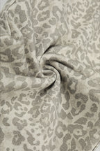 Leopard Contrast Pocket Barrel Leg Pants
