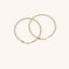 Oversized Titanium Steel Hoop Earrings