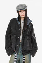 Relaxed Fit Workwear Pocket Jacket M / Black