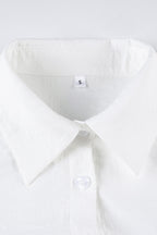 Waist Defining Flare Sleeve Blouse