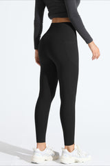 High-Rise Fleece Lined Side Pocket Leggings