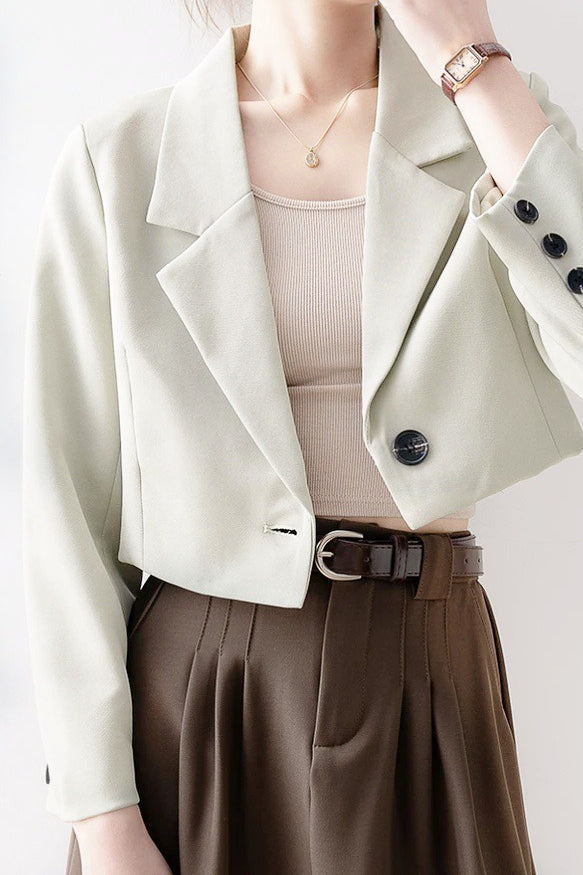 Short Length Relaxed Blazer Main image