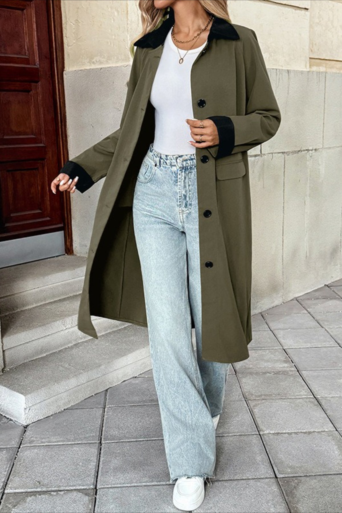 Long Line Commuter Style Overcoat Main image
