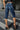 Vintage High Waist Embroidered Cropped Stretch Jeans Secondary image