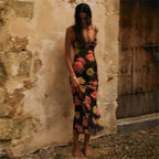 Fairy Grunge Strappy Floral Dress