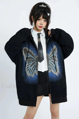 Fall Retro American Street Hoodie