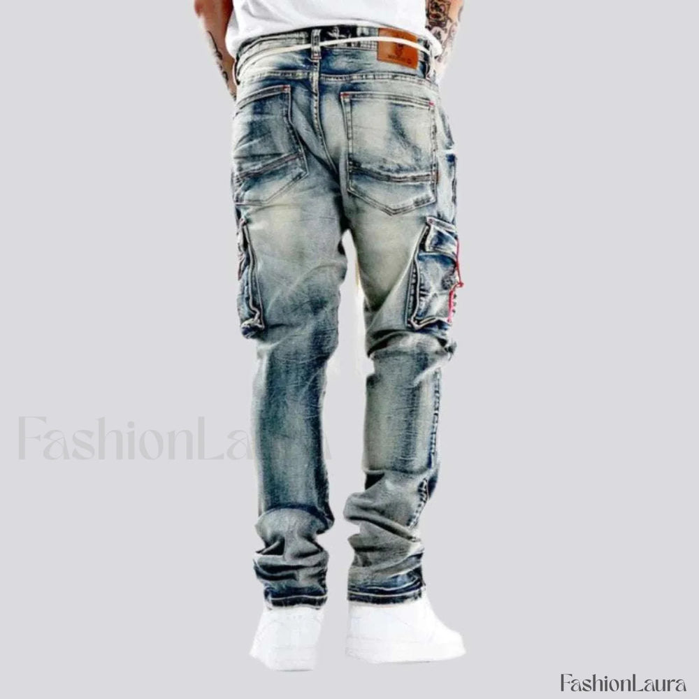 Fashion men vintage jeans jeans