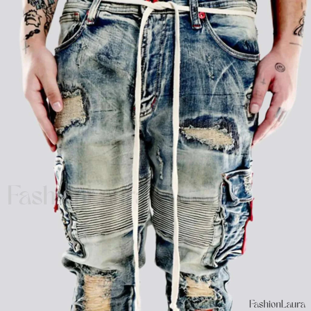 Fashion men vintage jeans jeans