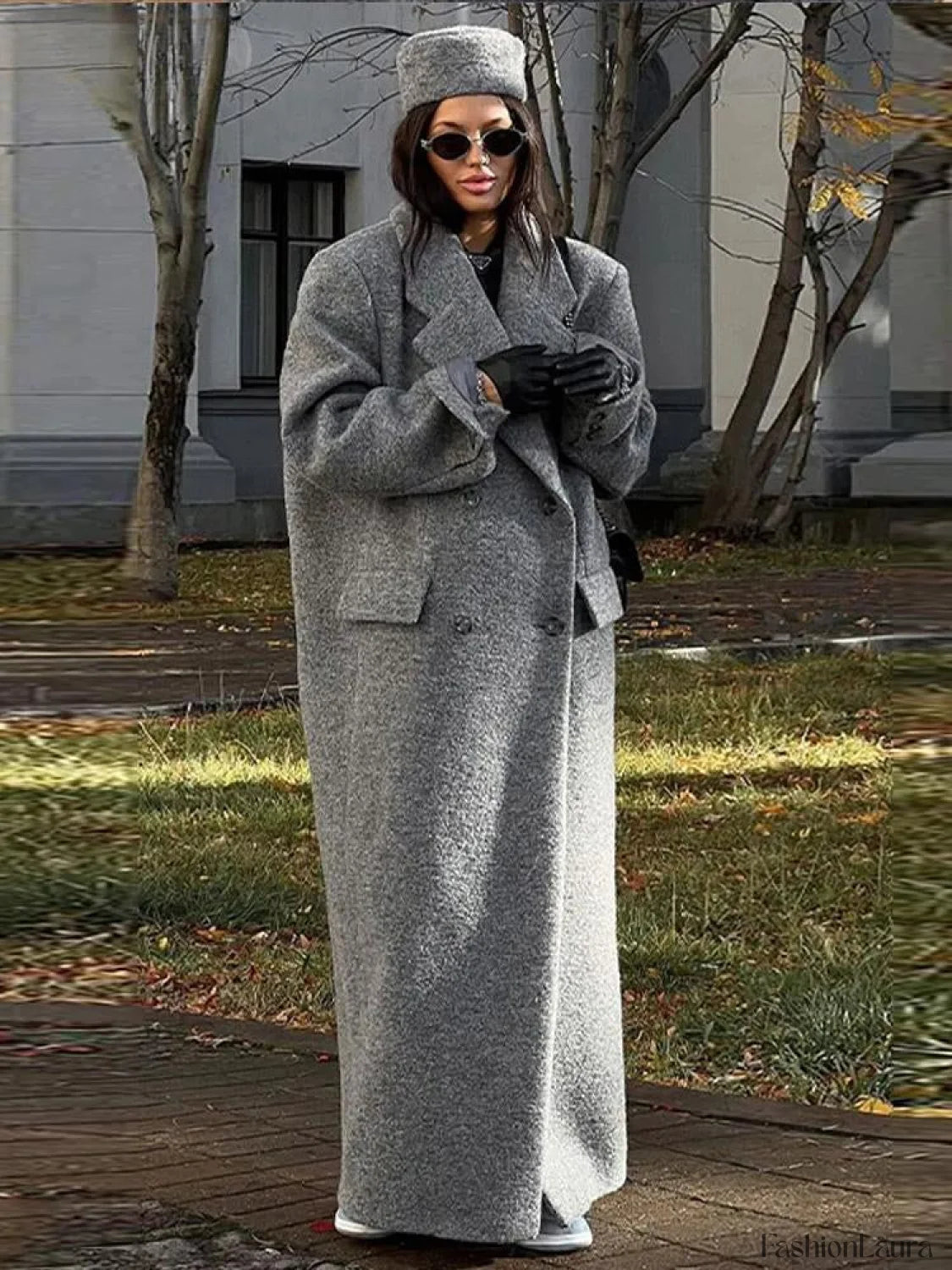 Fashion Turn Down Collar Overcoats