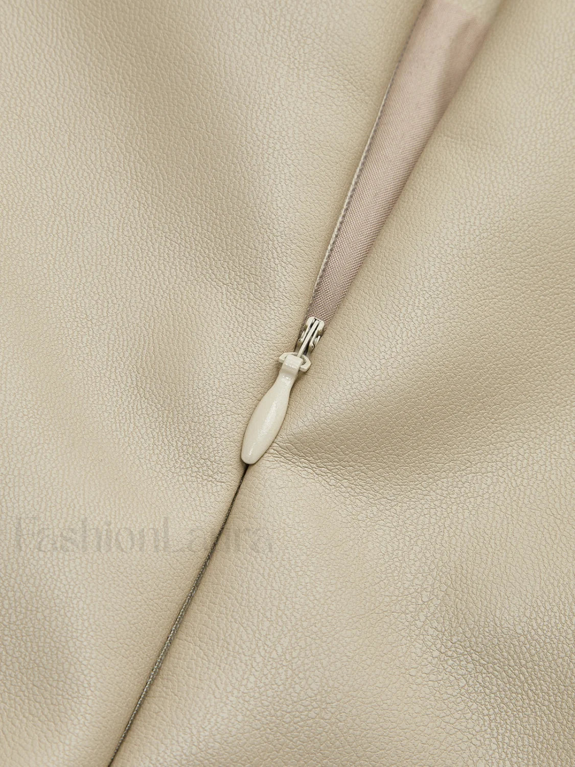 Faux Leather Piping Sit Midi Skirt Skirts