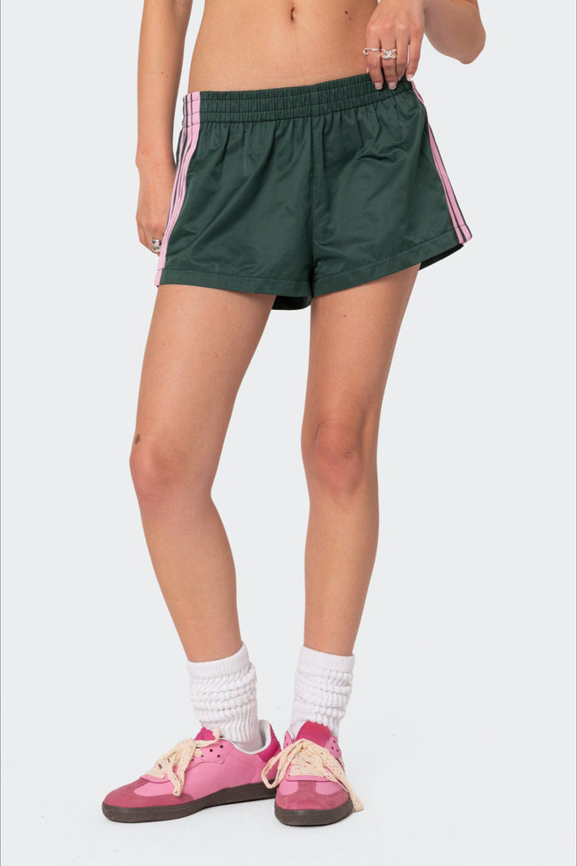 Elastic Waist Loose Fit Casual Athletic Shorts Main image