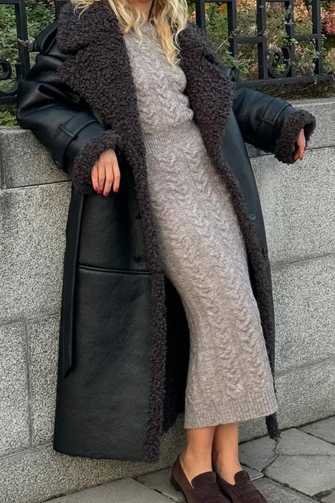 Shearling Lined Belted Overcoat Main image