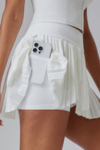 High Waist Tennis Pleated Quick Dry Mini Skort