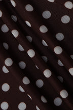 Polka Dot Tie Backless Slim Halter Top