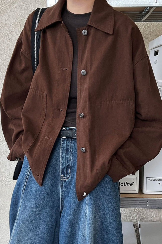 Utility Lapel Fleece Jacket Main image