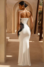 Strapless Bodycon Maxi Vacation Dress