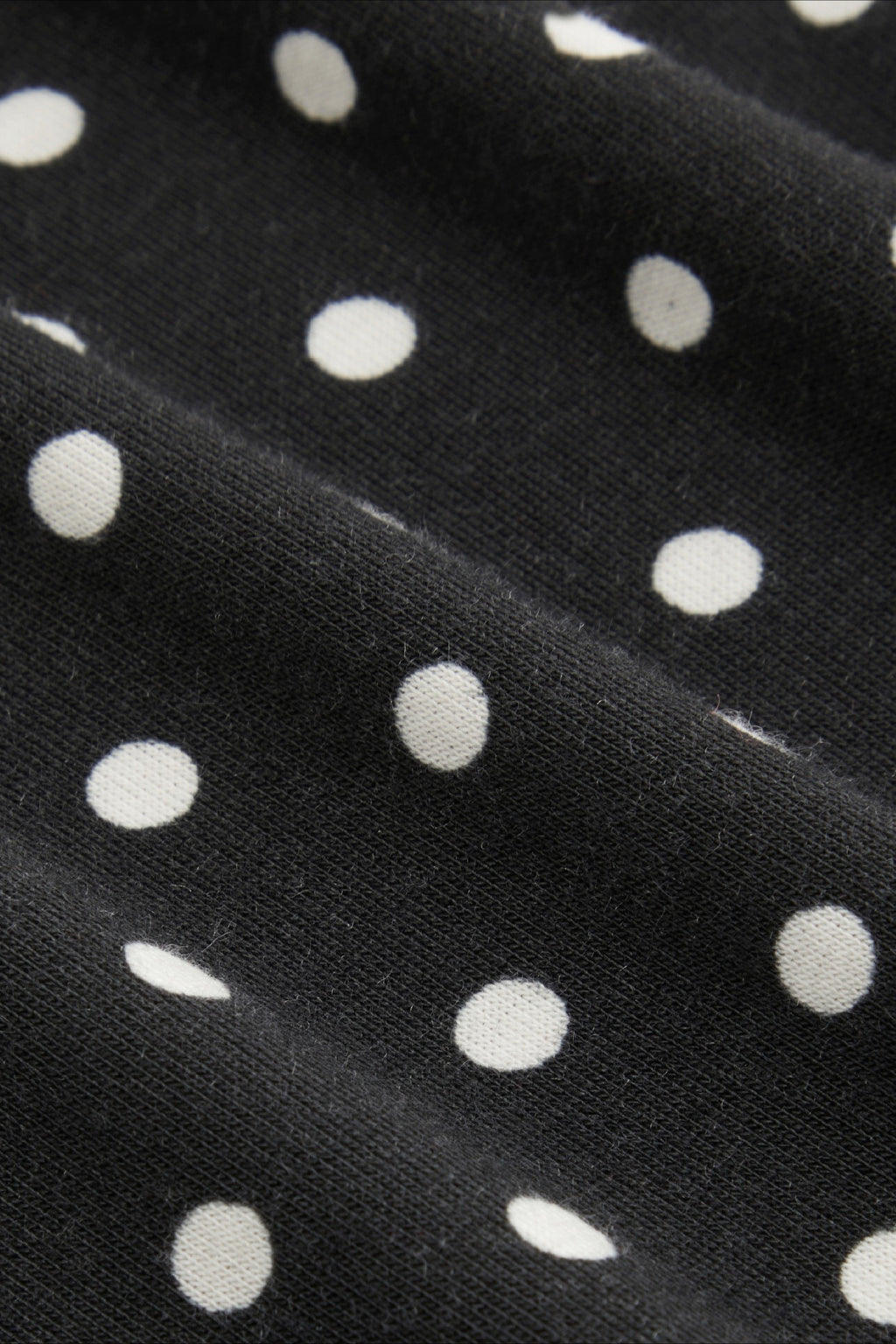 Polka Dot Low Back Slim Fit Short Sleeve Tank Top