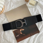 Fashion Leather Stretch Waist Belt