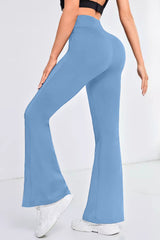 High-Waisted Stretch Flared Yoga Leggings