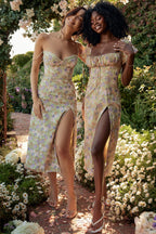 Floral Elegant Midi Sundress