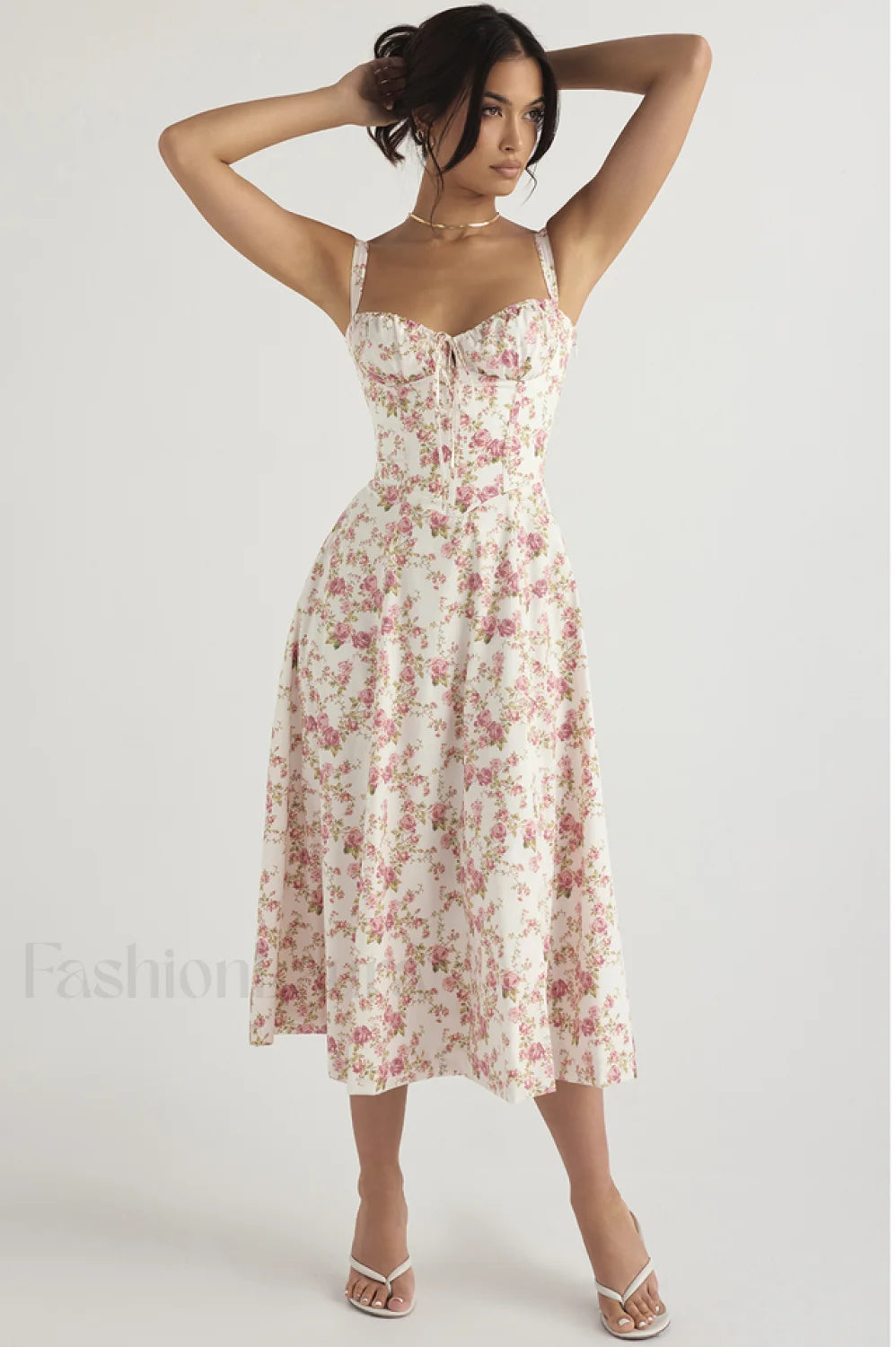 Floral Elegant Print Sundress