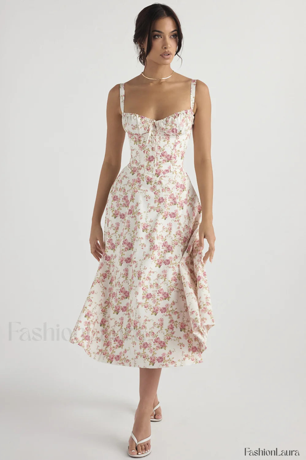 Floral Elegant Print Sundress