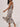 Floral Print Knotted Irregular Hem Long Dress Secondary image