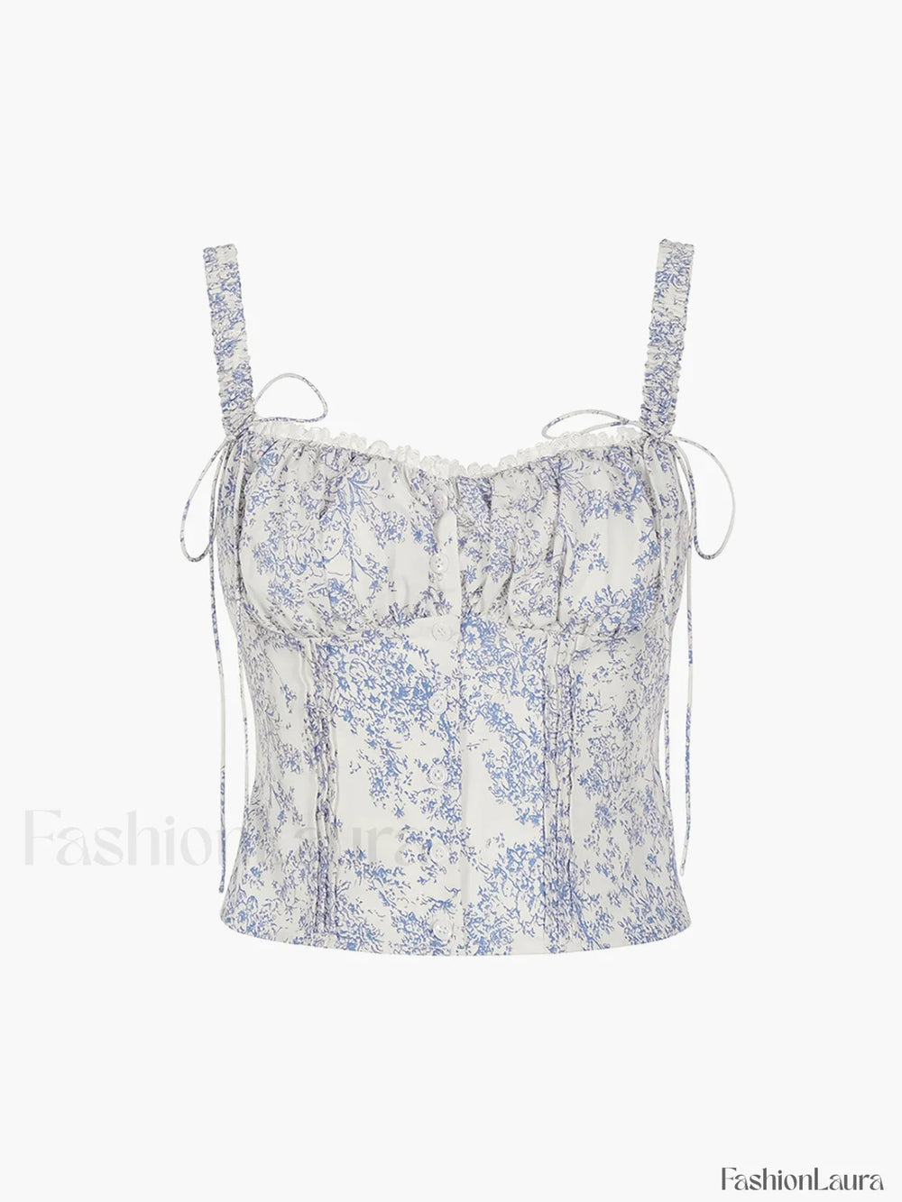Floral Printed Graceful Cami Top Tank Tops & Camis