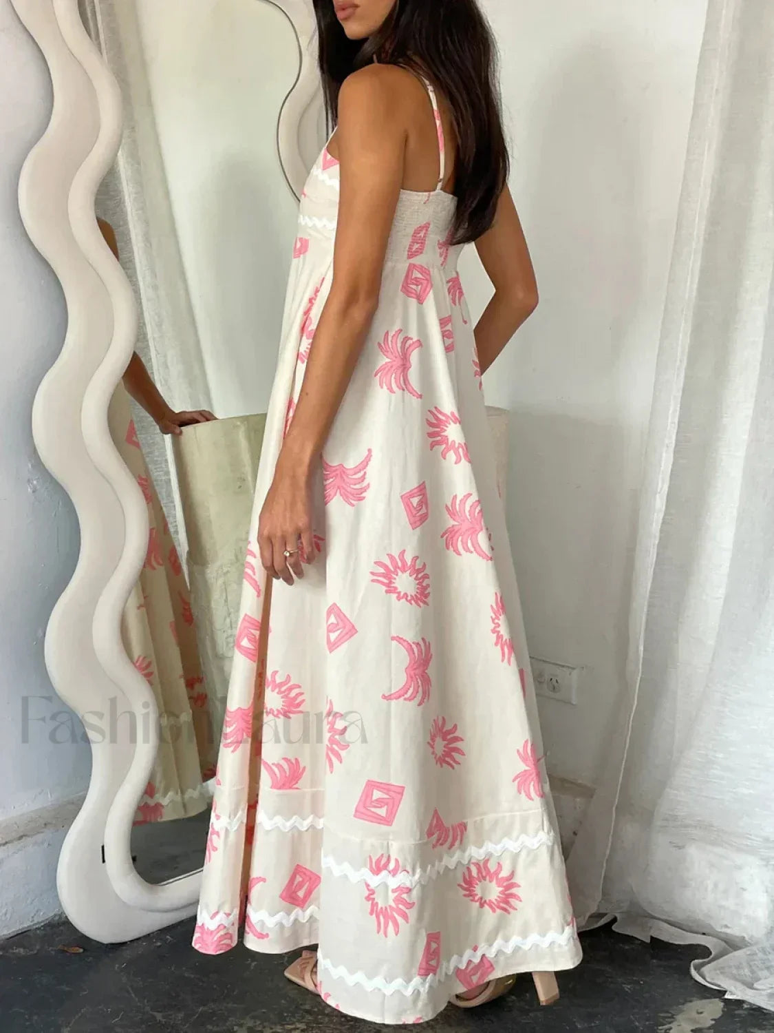 Floral Sun Print Maxi Dress Secondary image