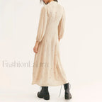 Floral Swing Maxi Boho Dress