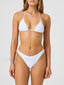 Floral Underwire Bikini Set WHITE / S
