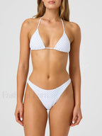 Floral Underwire Bikini Set WHITE / S
