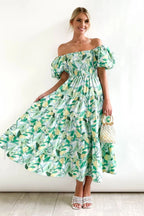 Flossy Elegant Midi Dress