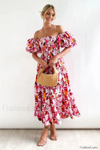 Flossy Elegant Midi Dress S / 10#