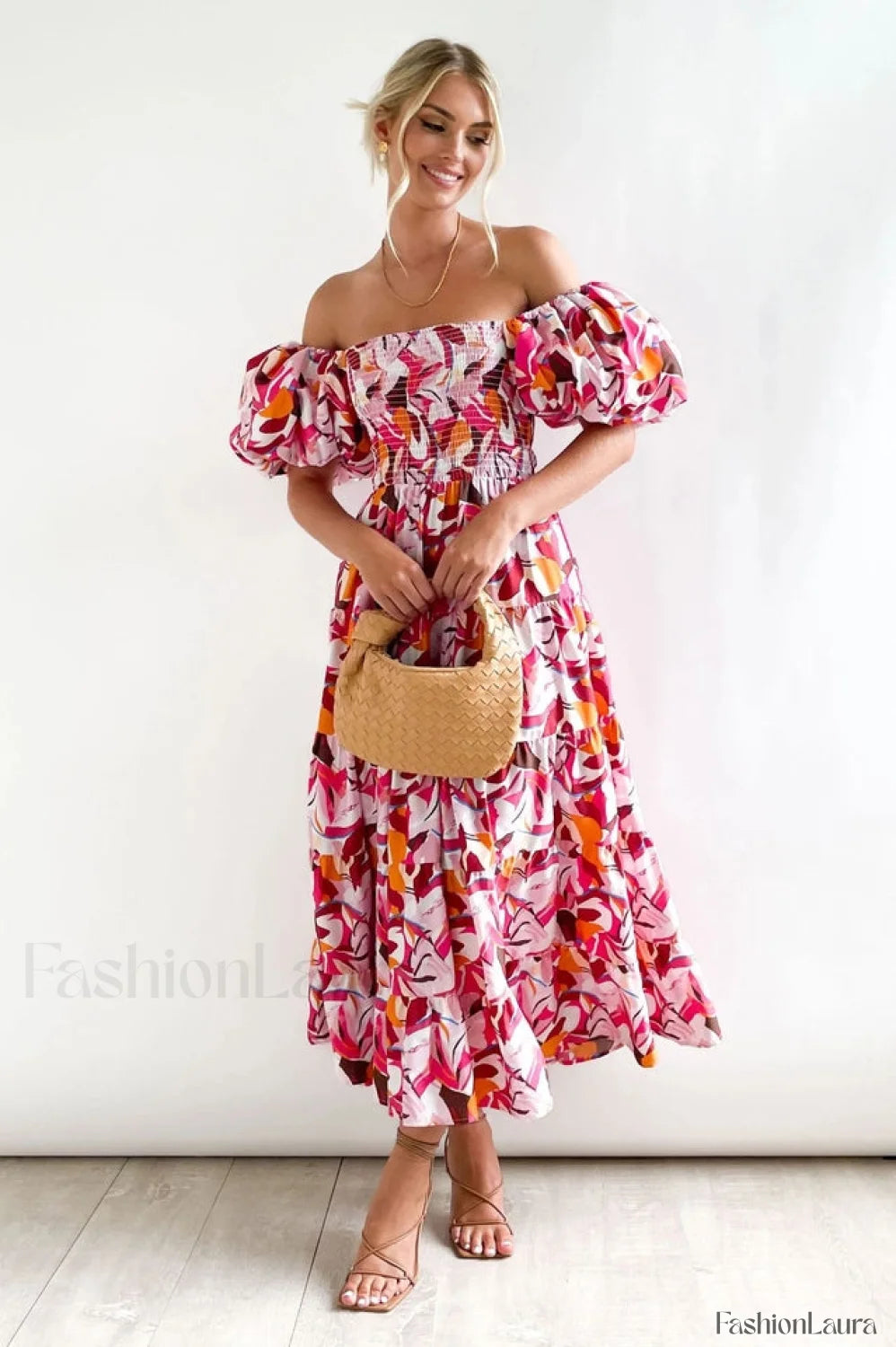 Flossy Elegant Midi Dress S / 10#