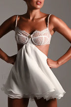 Frenchie Elegant Mini Dress