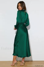 From The Source Charming High Neck Bridal Dress