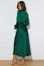From The Source Charming High Neck Bridal Dress