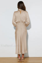 From The Source Charming High Neck Bridal Dress