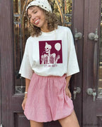 Funny Graphic Printed Cotton T Shirt