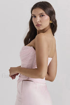 Georgie Ballerina Stylish Pink Strapless Corset