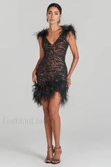 Gina Elegant Black Dress