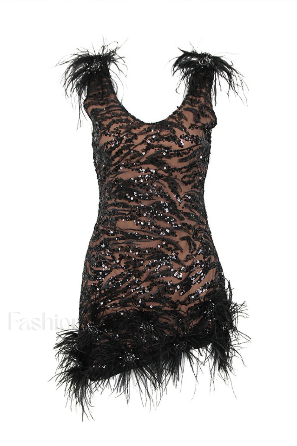 Gina Elegant Black Dress S / Black